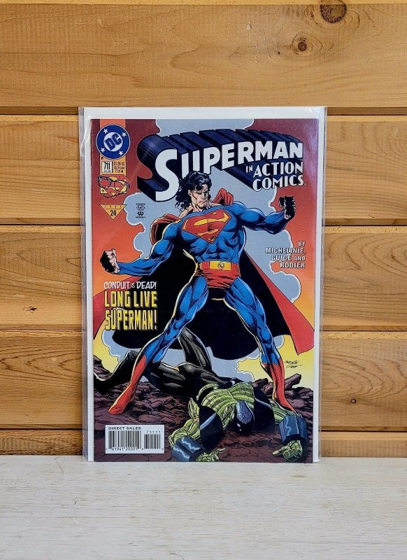 DC Action Comics Superman #711 Vintage 1995 Conduit 