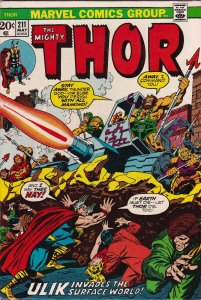 Marvel Comics! The Mighty Thor! Issue 211!