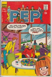 Pep An Archie Magazine #214 (Feb-68) FN/VF+ High-Grade Archie