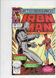 IRON MAN #252, VF/NM Tony Stark, Chemistro, 1968 1990, more IM in store, Marvel