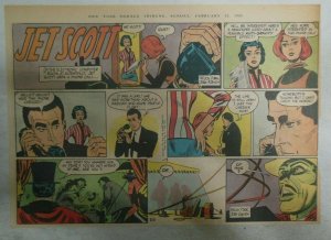 Jett Scott Page by Jerry Robinson, Sheldon Stark from 2/13/1955 Half Page Size!