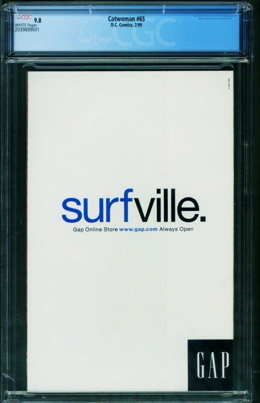 Catwoman #65  1999 - DC -CGC 9.8 - Comic Book-2039899001