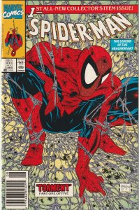 Spider-Man # 1 Newsstand Cover  NM Marvel 1990 Todd McFarlane [Y9]