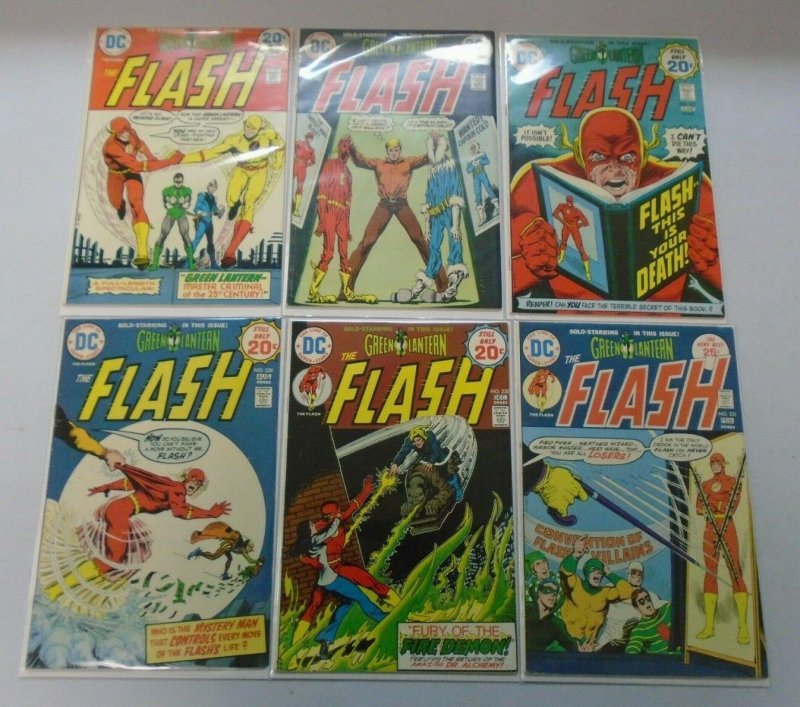 Bronze age Flash comic lot 12 diff 20c covers #217-231 avg 5.0 VG FN (1972-75)