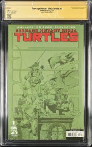 Teenage Mutant Ninja (2024) # 1 (CGC SS 9.8) Signed Aaron * Eastmen * Jones