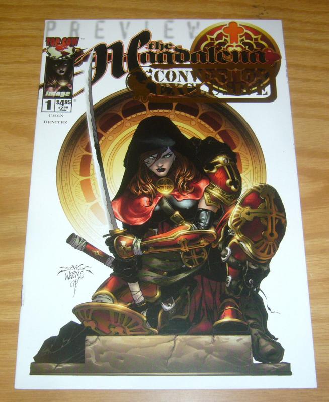 Magdalena Preview #1 VF convention exclusive gold foil variant - top cow/image