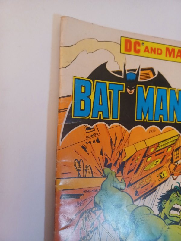 Batman vs Hulk - DC and Marvel Treasury Edition #27 - 1981 - VG