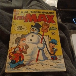 LITTLE MAX #21 HARVEY COMICS 1953 A JOE PALOOKA MAGAZINE - HAM FISHER golden age