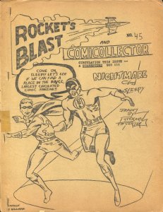 Rocket's Blast  & Comicollector #45 1966-Phil Seuling-Rogofsky-Jerry Bails-VG