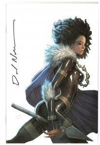 Black Panther #1 Nakayama Exclusive Virgin White Variant Cover Signed w/ COA.