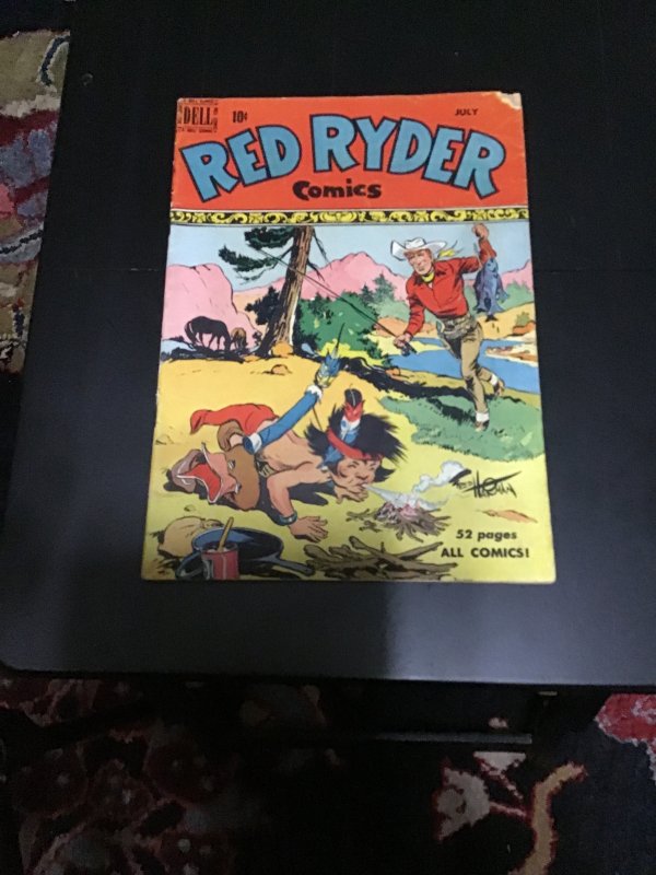 Red Ryder Comics #84 (1950) Fred Harmon Art! Little Beaver cover! GD Wow!