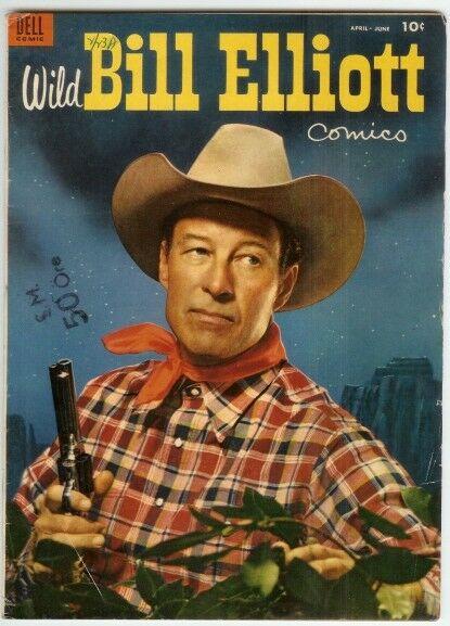 WILD BILL ELLIOTT (1950-1955 DELL) 13 VG-F PHOTO COVER COMICS BOOK