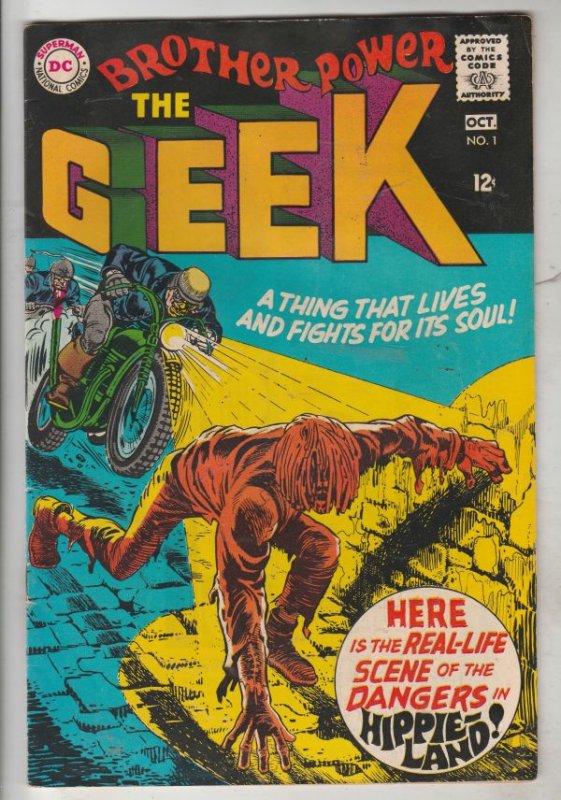 Brother Power the Geek #1 (Oct-68) VG+ Affordable-Grade Brother Power the Geek