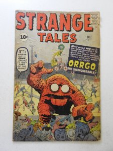 Strange Tales #90 (1961) GD/VG Condition moisture stains