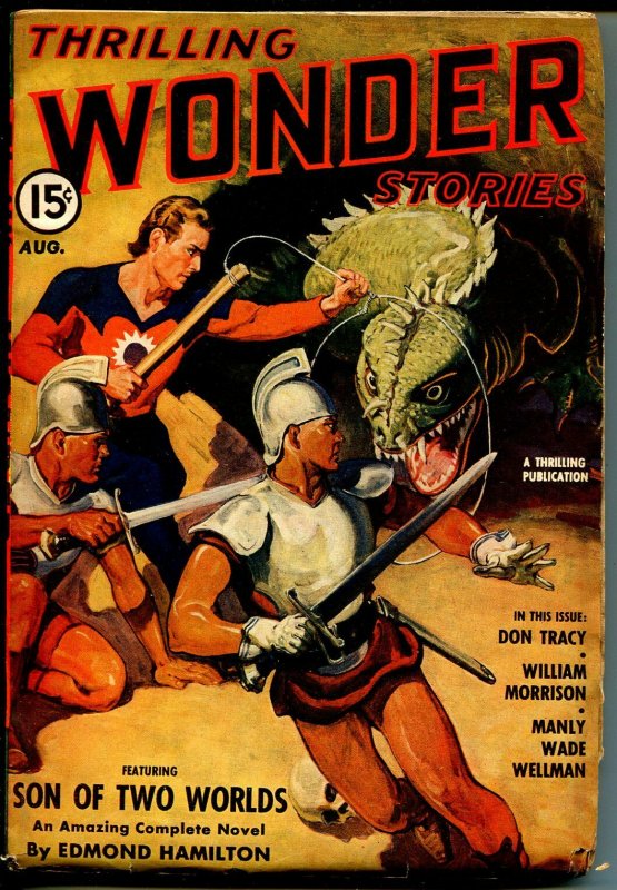 Thrilling Wonder Stories 8/1941-Rudy Belarski-Flash Gordon-Edmond Hamilton-FN