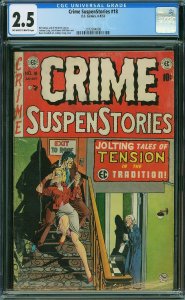 Crime Suspenstories #18  CGC 2.5