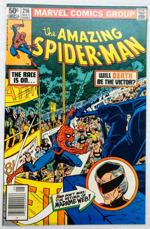 The Amazing Spider-Man #216 (NS)(NM-)(1981)
