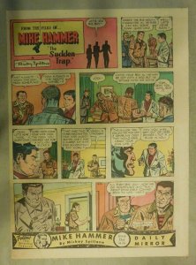 Mike Hammer Sunday Page by Mickey Spillane from 6/28/1953 Tabloid Page Size!