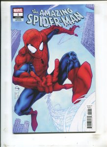 The Amazing Spider-Man #1/802- 1:25 Davis Variant (9.2 OB) (2018)