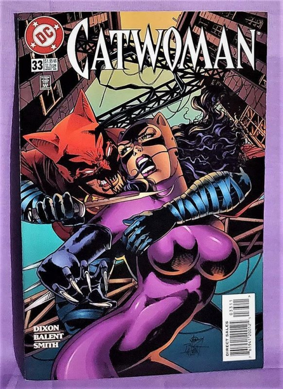 Chuck Dixon CATWOMAN #33 Jim Balent Hellhound Appearance (DC, 1996)!