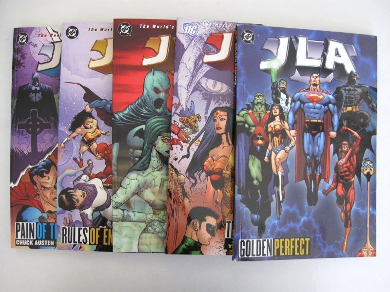 JLA TP LOT (15 books, $192 cover price!)