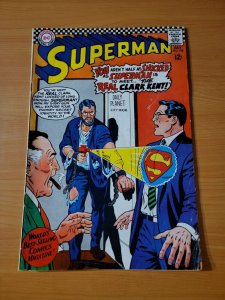 Superman #198 ~ VERY GOOD - FINE FN ~ 1967 DC Comics