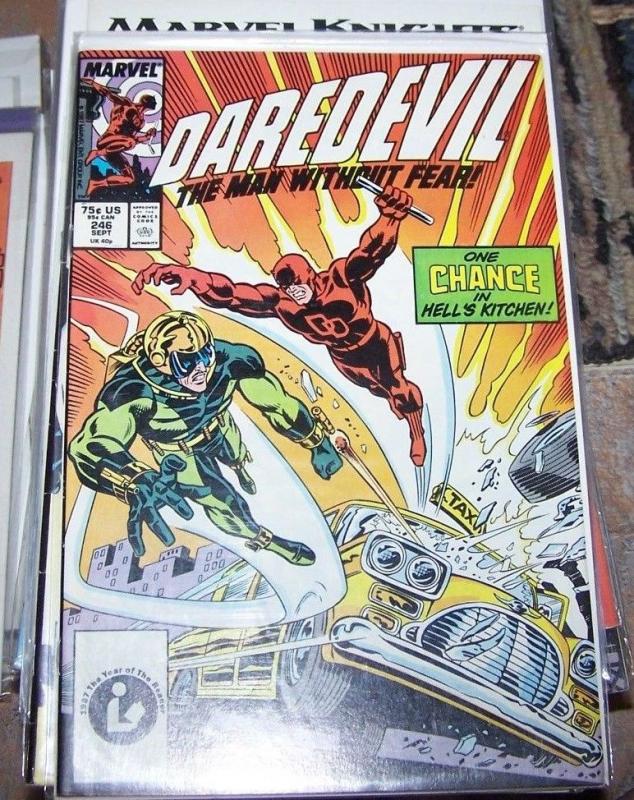 Daredevil comic # 246 (Sep 1987, Marvel) chance hells kitchen matt murdoc netfli