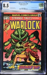 Strange Tales 180 CGC 8.5 1st App Of Gamora Warlock Jim Starlin 1975 Bronze Age
