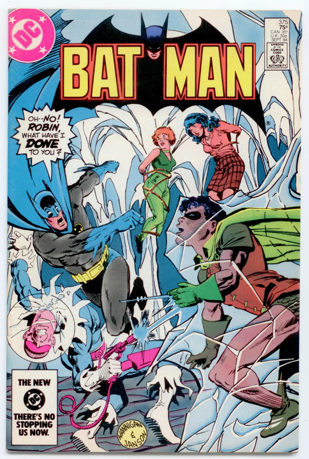 Batman #375 VERY HIGH GRADE vs. Mr. Freeze; Bondage cover [LOWER PRINT RUN]  | Comic Books - Copper Age, DC Comics, Batman, Superhero / HipComic