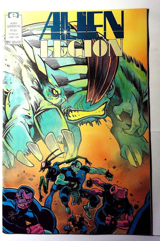 Alien Legion #10 (1989) Epic Comics 1st Print Comic Book