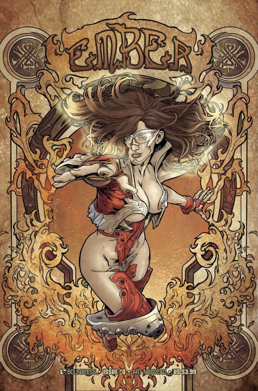 EMBER # 0 Art Nouveau Variant Cover Edition  !!   NM