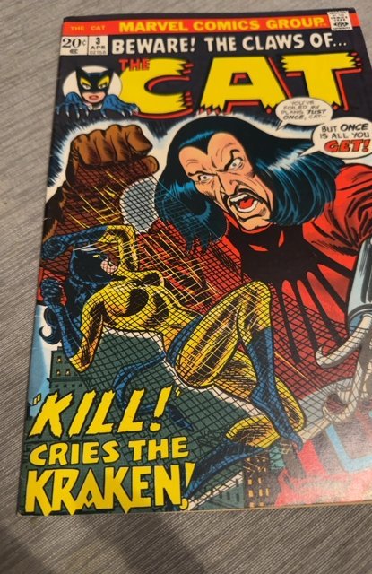 The Cat #3 (1973)kill the Kraken Higher grade