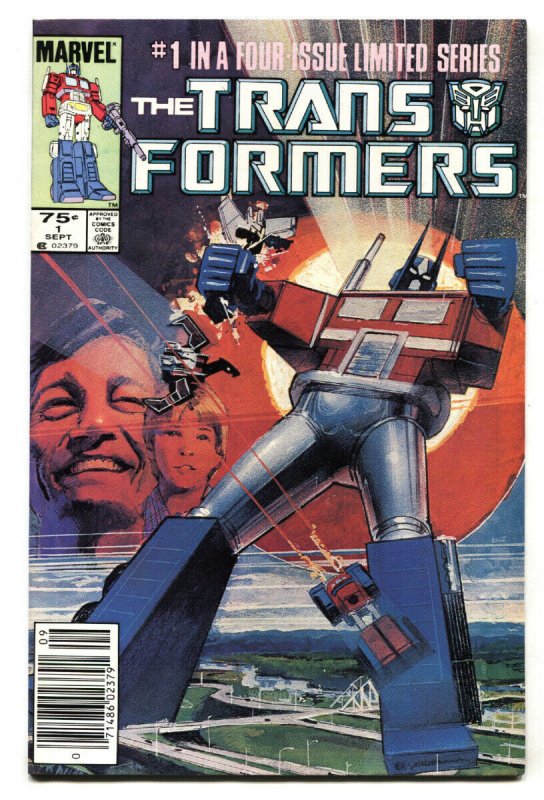 TRANSFORMERS #1 comic book 1984 -  First issue Marvel - NEWSSTAND