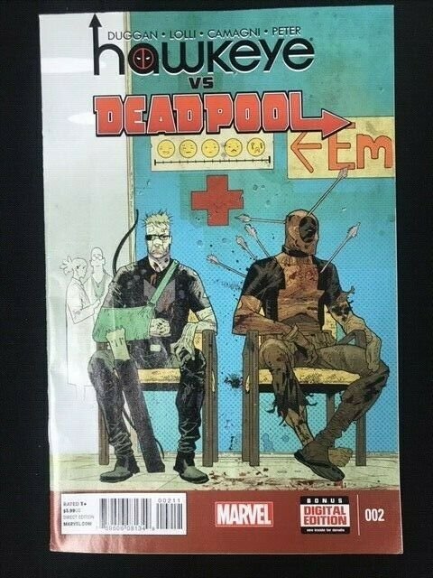 3PC HAWKEYE VS DEADPOOL LOT #1-3 (6.0 OB) 2014!!!