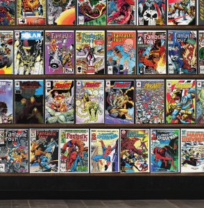 Huge Lot 140+ Comics with Fantastic Four, Magnus Robot Fighter & More!