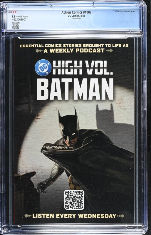 ACTION COMICS #1087 DC COMICS 2025 DAVID TALASKI VARIANT CGC 9.8 NM