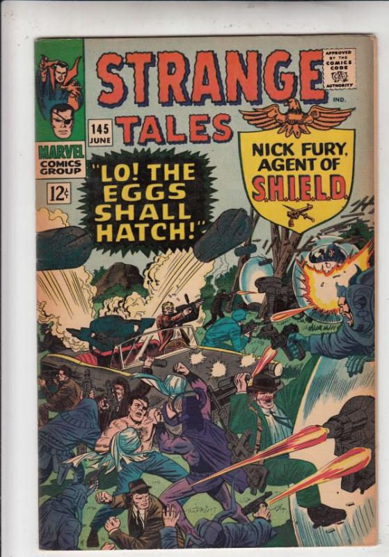 Strange Tales #145 (Jun-66) FN/VF Mid-High-Grade Nick Fury, S.H.I.E.L.D., Dr....