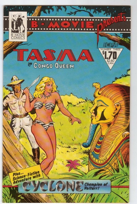 B-Movie Comics! B Movie Presents: Tasma the Congo Queen #3!