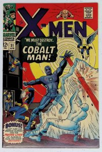 The X-Men #31 (1967) VF stamp interior bc