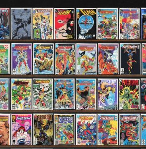 Huge Lot 150+ Comics with The Flash, Firearm, L.E.G.I.O.N., The Kindred & More!