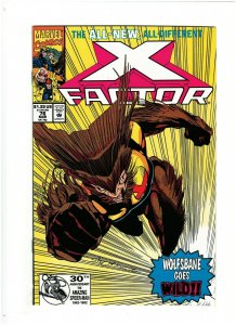 X-Factor #76 NM- 9.2 Marvel Comics 1992 Wolfsbane Goes Wild!