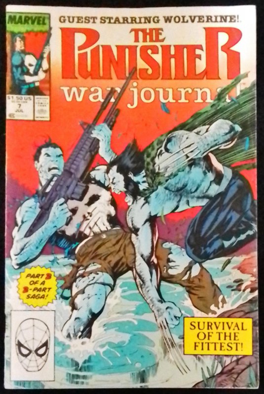 The Punisher War Journal #7 Newsstand Edition (1989)