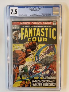 Fantastic Four #130 - CGC 7.5 - Sue Richards Leaves The Fantastic Four.(1973)