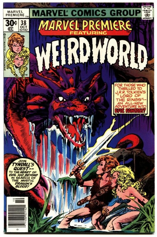 MARVEL PREMIERE #38-First Weirdworld-1977 NM