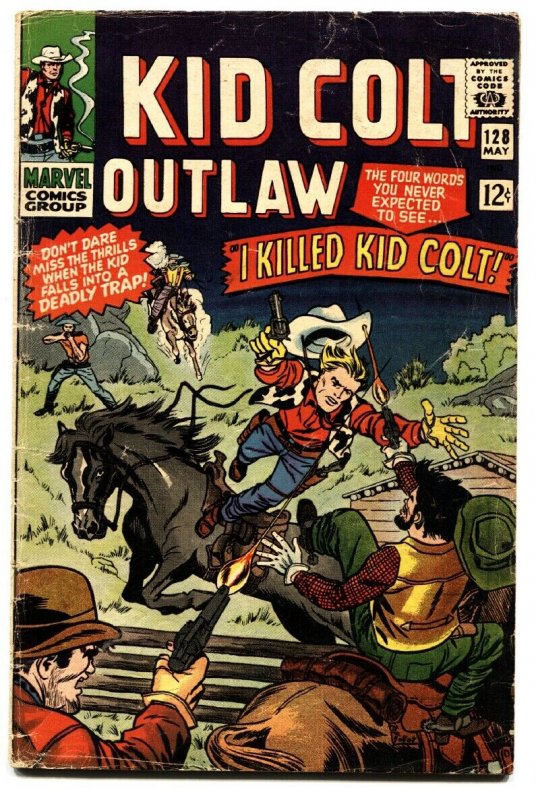 KID COLT OUTLAW #128- comic book MARVEL WESTERN