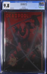 Deadpool #1 CGC 9.8 Inhyuk Lee Foil Variant Cover White Pages Marvel 2024 Graded