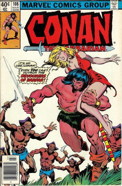 Conan the Barbarian #108 (Newsstand) VG ; Marvel | low grade comic