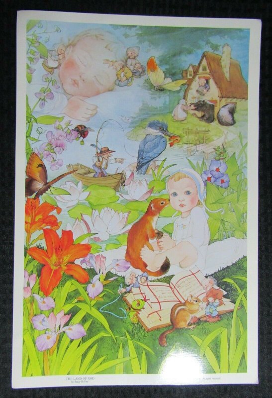 1978 NEW ROMANTIC ART PORTFOLIO 12x18 Print FN+ 6.5 Land of Nod by Tracy McVay