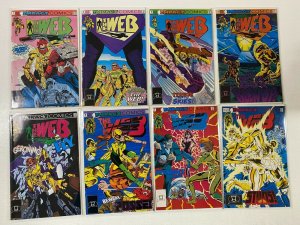 The Web (Impact Comics) Lot #1-11+Annual 12 Diff 8.0 VF (1991+92)