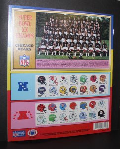 1986 Topps Football Sticker Album /  NM-MT